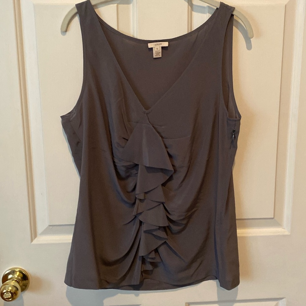 Never worn 100% silk sleeveless top